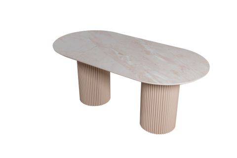 ASSU MERMER BASKI MDF YEMEK MASASI