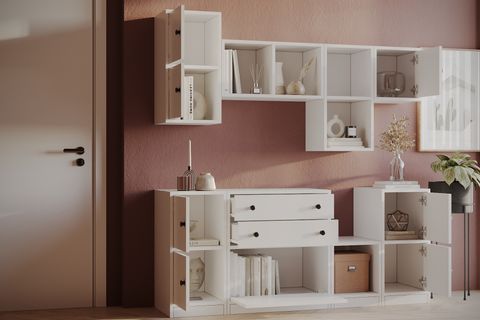 BK ÇOK AMAÇLI DOLAP, 7 KAPAK 2 ÇEKMECELİ, KBR