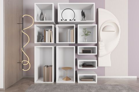 LEKSA GENÇ KİTAPLIK MODÜLER ÇOK BÖLMELİ ÇOK KATLI RAFL