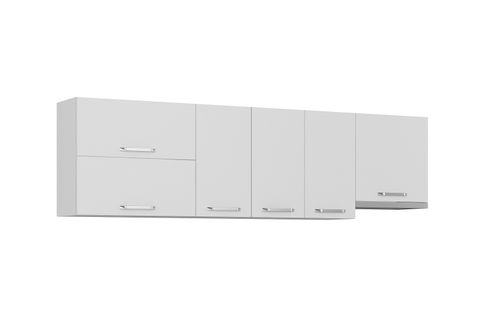 MİNAR 260 CM MUTFAK DOLABI BEYAZ 260-B4-ÜST MODÜL