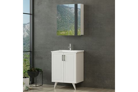 SANYA BANYO DOLABI 65CM AY2K 2K2A ETJ BEYAZ