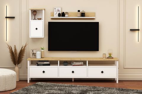 AVMPARK REMY TV ÜNİTESİ, BEYAZ, D1