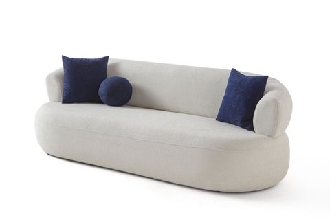 TURİN ÜÇLÜ KOLTUK, BEYAZ