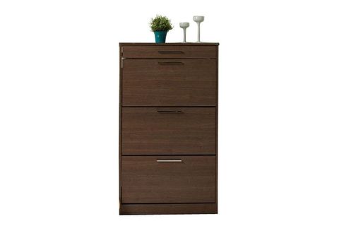 ADORE FLAT 3 KAPAKLI TEK ÇEKMECELİ AYAKKABI DOLABI NOCE