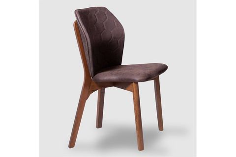 MOON MASA VE SANDALYE TAKIMI, KOYU KAHVE, 125X80