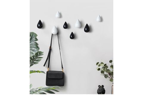 DAMLA ŞEKİL MODERN DUVAR DEKORU ASKILIK,  BEYAZ