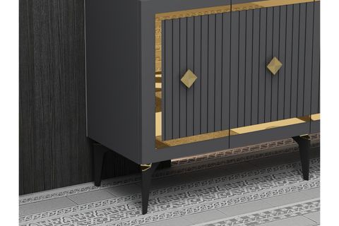 NOVA KONSOL, ANTRASİT ALTIN, 150 CM