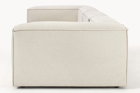 LENA ÜÇLÜ KETEN KOLTUK, KIRIK BEYAZ