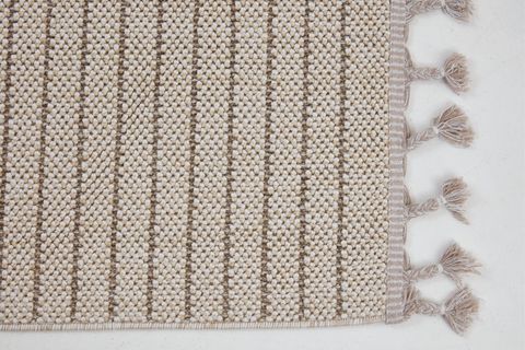 INFİNİTY COLLECTİON MODERN MAKİNE HALISI, 1412, BEİGE, 80X250 CM