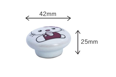 PORSELEN ÇOCUK DOLAP KULBU MANTAR HELLO KITTY