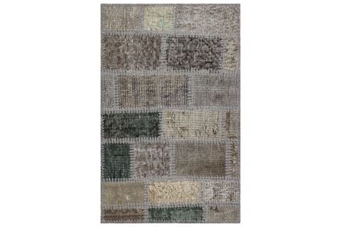 GERÇEK EL DOKUMA KRIK YAMALI YÜN PASPAS -50X80