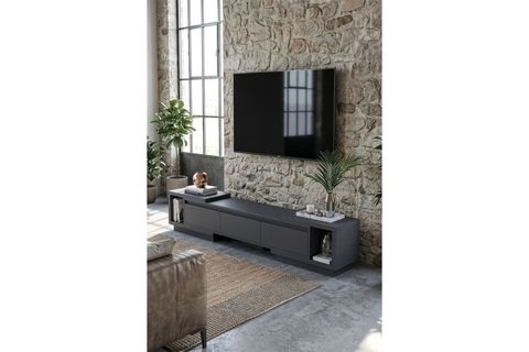 VİSTA UZAYABİLEN TV ÜNİTESİ, ANTRASİT, 160-270 CM