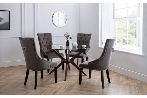 JULİAN YUVARLAK YEMEK MASASI, 120X120