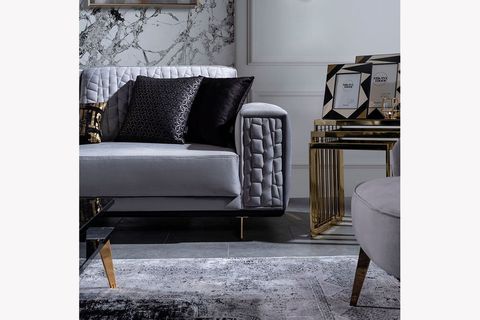 CHARİSMA KOLTUK TAKIMI, SİYAH GRİ