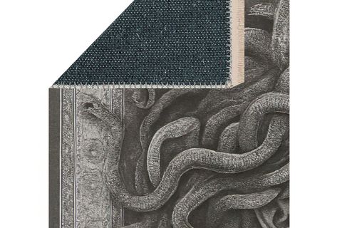 MONOKROM MEDUSA VİNTAGE DOKUMA TABAN HALI, 361 YNG, 80X300 CM