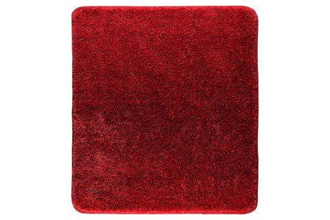 EUROBANO HOME %100 DOĞAL KAYMAZ TABANLI IŞILTILI KIRMIZI BANYO PASPASI