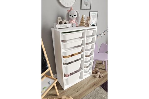 BABY DARLİNG LARGE DUO 14 SEPETLİ OYUNCAK DOLABI