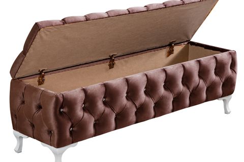 CAPPY BENCH, KOYU KAHVERENGİ, 90 CM