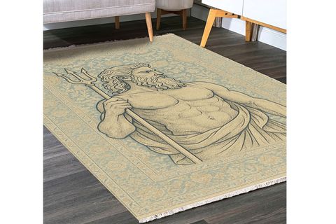 MİTOLOJİK DOKUNUŞ HALI, DOKUMA TABAN HALI, 353 YNG, 60X120 CM