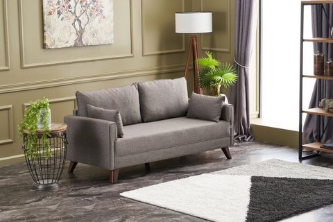 BELLA SOFT İKİLİ KOLTUK, KAHVE