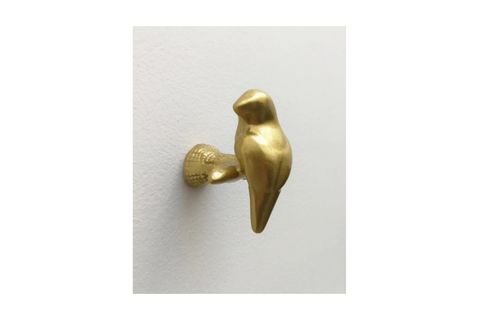 KUŞ ŞEKİL MODERN DUVAR DEKORU ASKILIK, GOLD