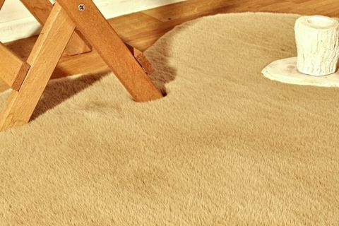 TAPPETO REX TAVŞANI DEKORATİF DOUBLE POST, CAMEL, 60X100