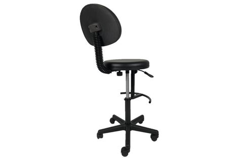 GOLDSİT MEGA YARIM ÇEMBERLİ SIRTLI TABURE 210 P, SİYAH DERİ