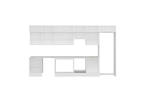 ALVİNKA 400X240 CM MUTFAK DOLABI, MB E80S60S60 1 ANTRASİT SUNTALAM