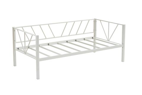 ALCHERA DAYBED METAL KARYOLA, BEYAZ, 90X200