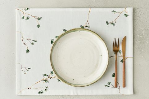 DOĞAL SADELİK PAMUKLU DÖRT ADET AMERİKAN SERVİSİ