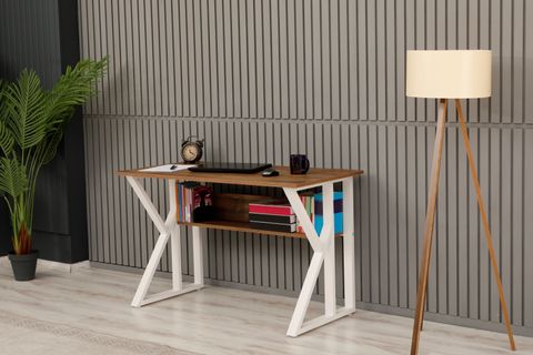 ARPELİA ALT RAFLI ÇALIŞMA MASASI, 120 CM