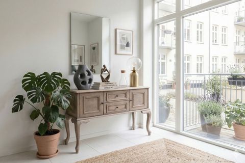 OLİVİA ESKİTME AHŞAP ÇOK AMAÇLI KONSOL