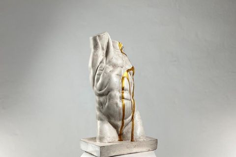 TORS GOLD RAIN POP ART DEKORATİF ROMA YUNAN HEYKELLERİ