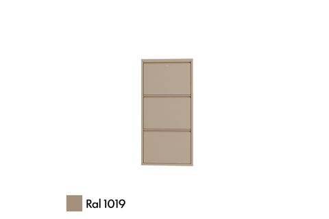 VEGA KİLİTLİ METAL AYAKKABILIK, CAPPUCCİNO, 3 KAPAKLI