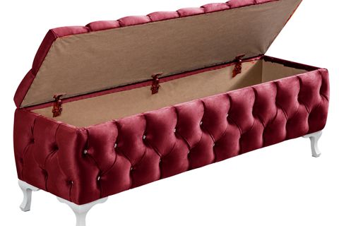 CAPPY BENCH, BORDO, 90 CM