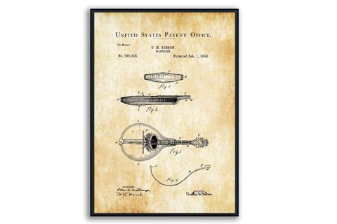 AHŞAP ÇERÇEVELİ VİNTAGE TABLO SETİ, MÜZİK, 50X70