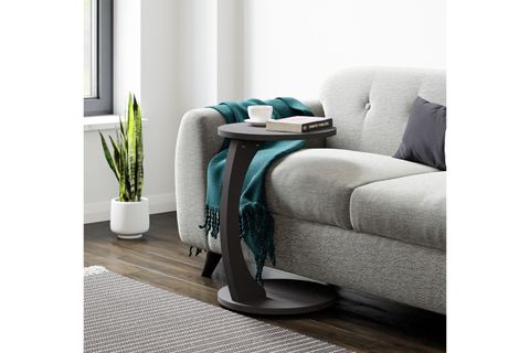 CLEO TEKERLEKLİ C SEHPA TEKERLEKLİ YAN SEHPA, ANTRASİT