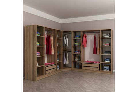 MİNAR KALE GARDIROP 04, 9 KAPAKLI, ANTRASİT