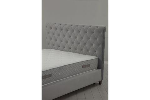 DELUXE SONATA ÇİFT KİŞİLİK BAZA+BAŞLIK+YATAK, GRİ, 150X200