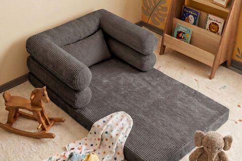 DECO ANNE YANI ÇOCUK YATAĞI, ANTRASİT, 90X150