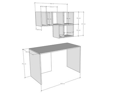 MODERN ÇALIŞMA MASASI, TASARIM ŞIK VE FONKSİYONEL