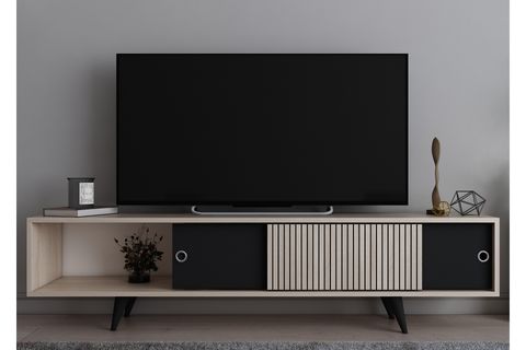 EVDEKİMODA ECRİN TV ÜNİTESİ, SİYAH