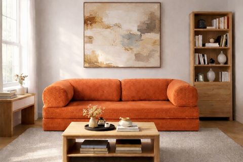 LEGOM MODÜLER YATAKLI AKTİVİTE KÖŞE KOLTUK TURUNCU, 200X300