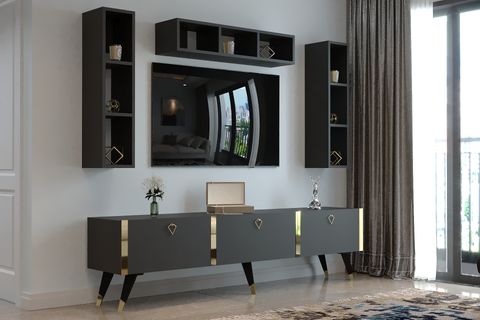 GALEA TV ÜNİTESİ, ANTRASİT