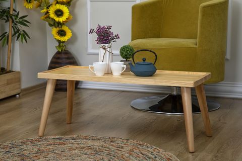 JOYCE AHŞAP BENCH PUF, KİREMİT