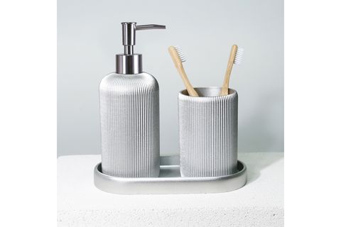 LYDİA BANYO SETİ, GÜMÜŞ