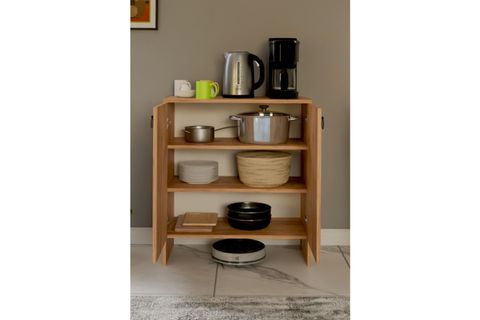 KABİ İKİ KAPAKLI ÇOK AMAÇLI DOLAP, ÇAM