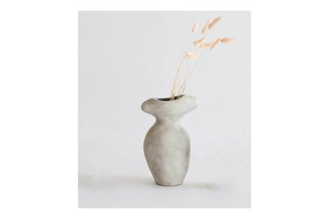TERRACOTTA GÖVDE ŞEKİLLİ DEKORATİF VAZO