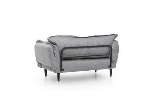 FUTON VİNO İKİLİ KANEPE, GRİ