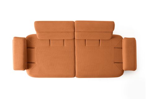 ALASKA SIRT MEKANIZMALI CEVIZ KASALI ÜÇLÜ KOLTUK, KİREMET